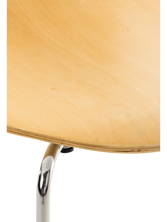 4 vierailijatuolin setti Diego, luonnonvärinen