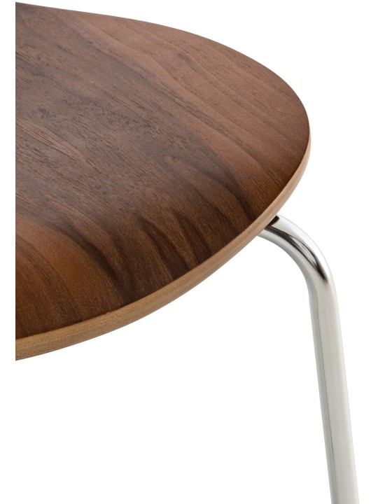 4 vierailijatuolin setti Diego, pähkinä