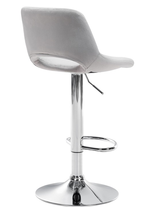 Baarijakkara Camden samettikromi, vaaleanharmaa