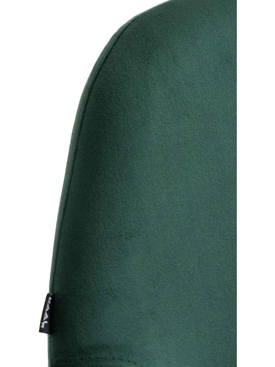 Baarijakkara Braga kultasamettiä, tummanvihreä