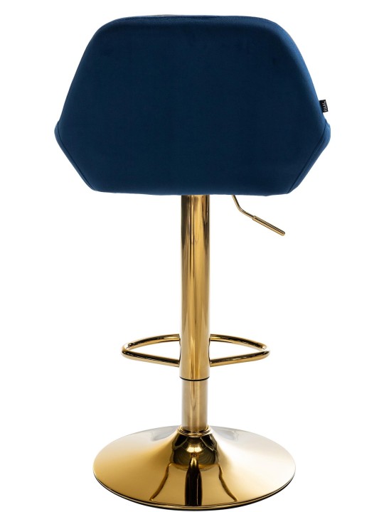 2 baarituolien sarja Braga Gold Velvet, sininen