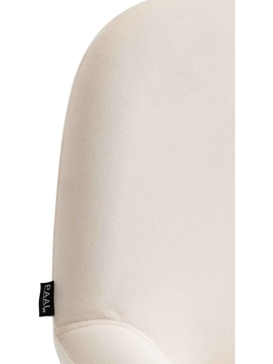 2 baarituolien sarja Braga Gold Velvet, kermanvärinen