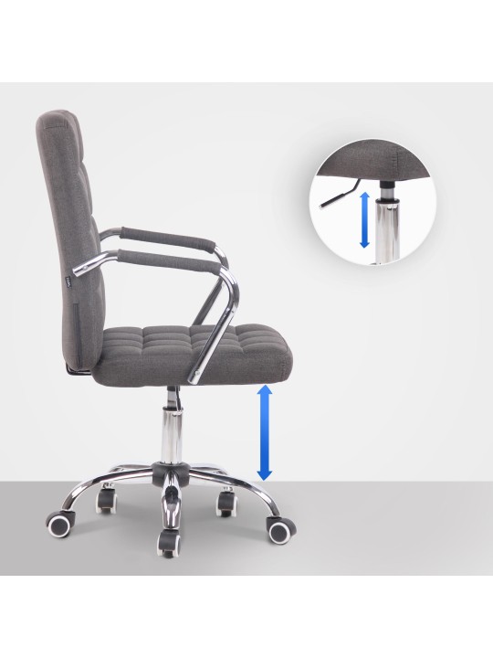 Työtuoli Terni kangasta, tummanharmaa