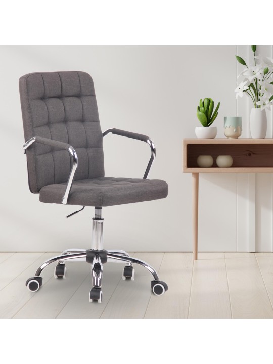 Työtuoli Terni kangasta, tummanharmaa