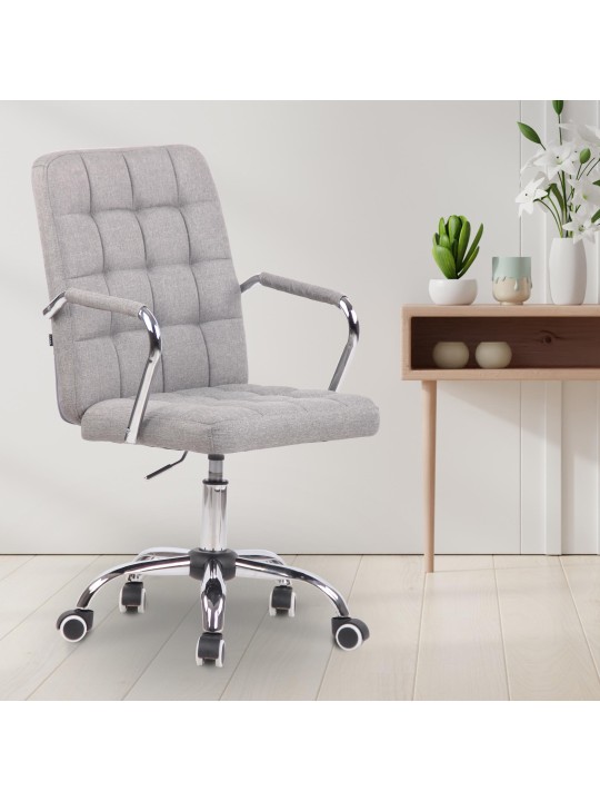 Työtuoli Terni kangasta, harmaa