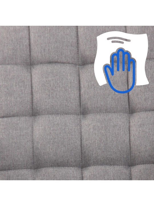 Työtuoli Terni kangasta, harmaa