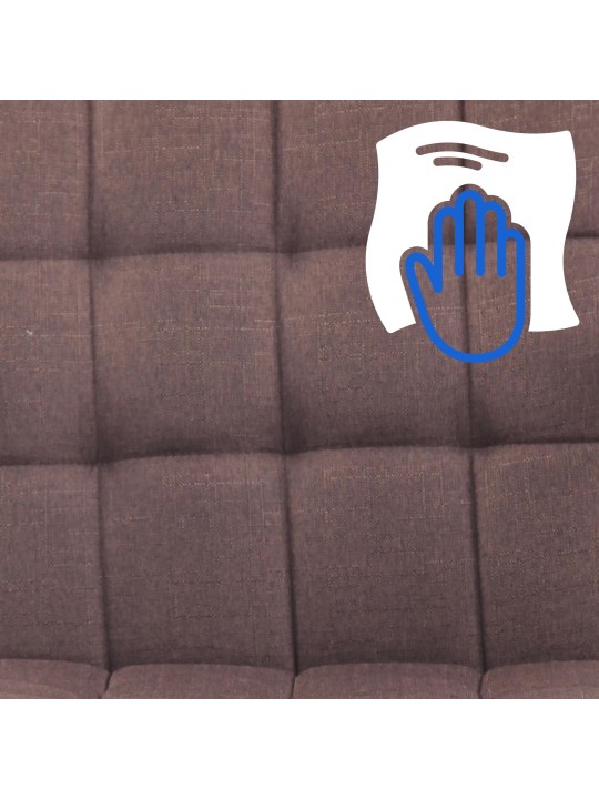 Työtuoli Terni kangasta, ruskea