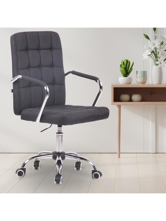 Työtuoli Terni kangasta, musta