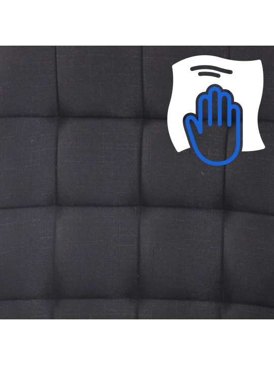 Työtuoli Terni kangasta, musta