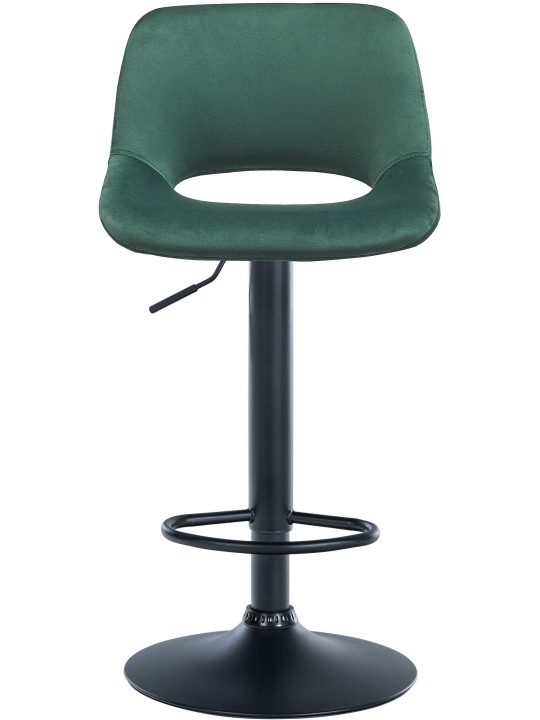 2 baarijakkaran sarja Camden velvet, vihreä 2 baarijakkaran sarja Camden velvet, vihreä