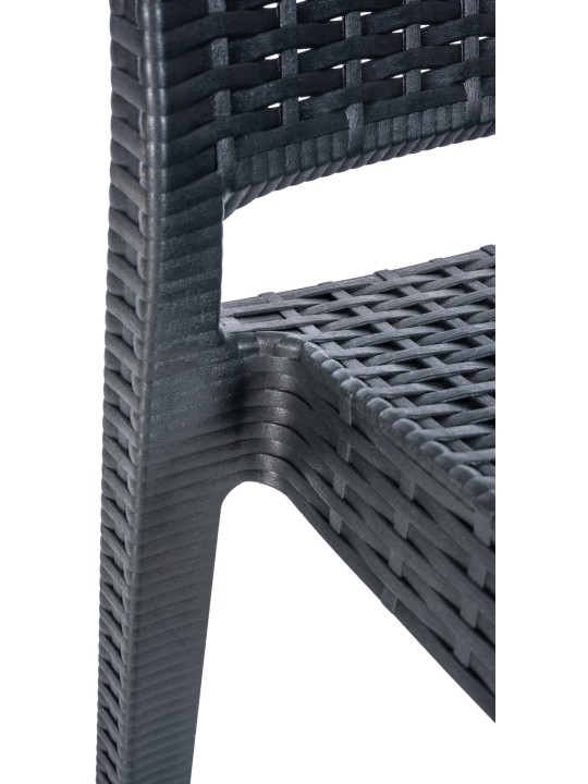 4 baarituolia Jamaica, tummanharmaa 4 baarituolia Jamaica, tummanharmaa