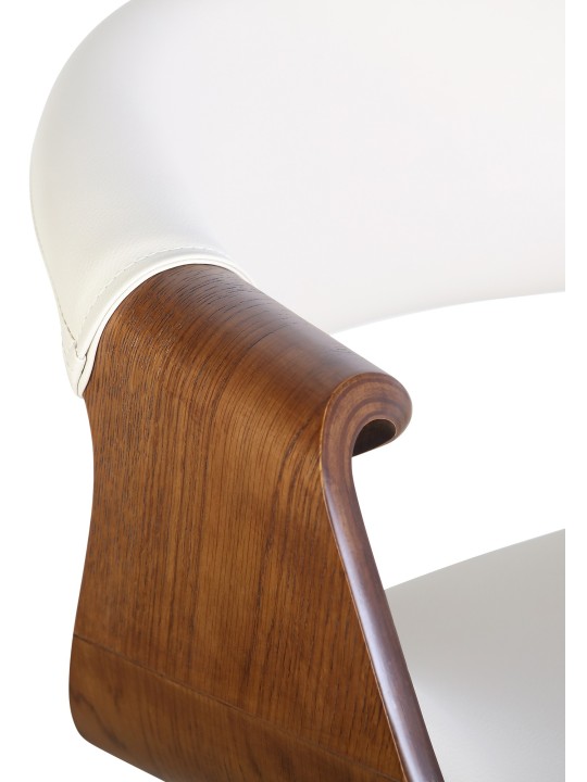 Ruokasalin tuoli Foley keinonahka tammi, kermanvärinen