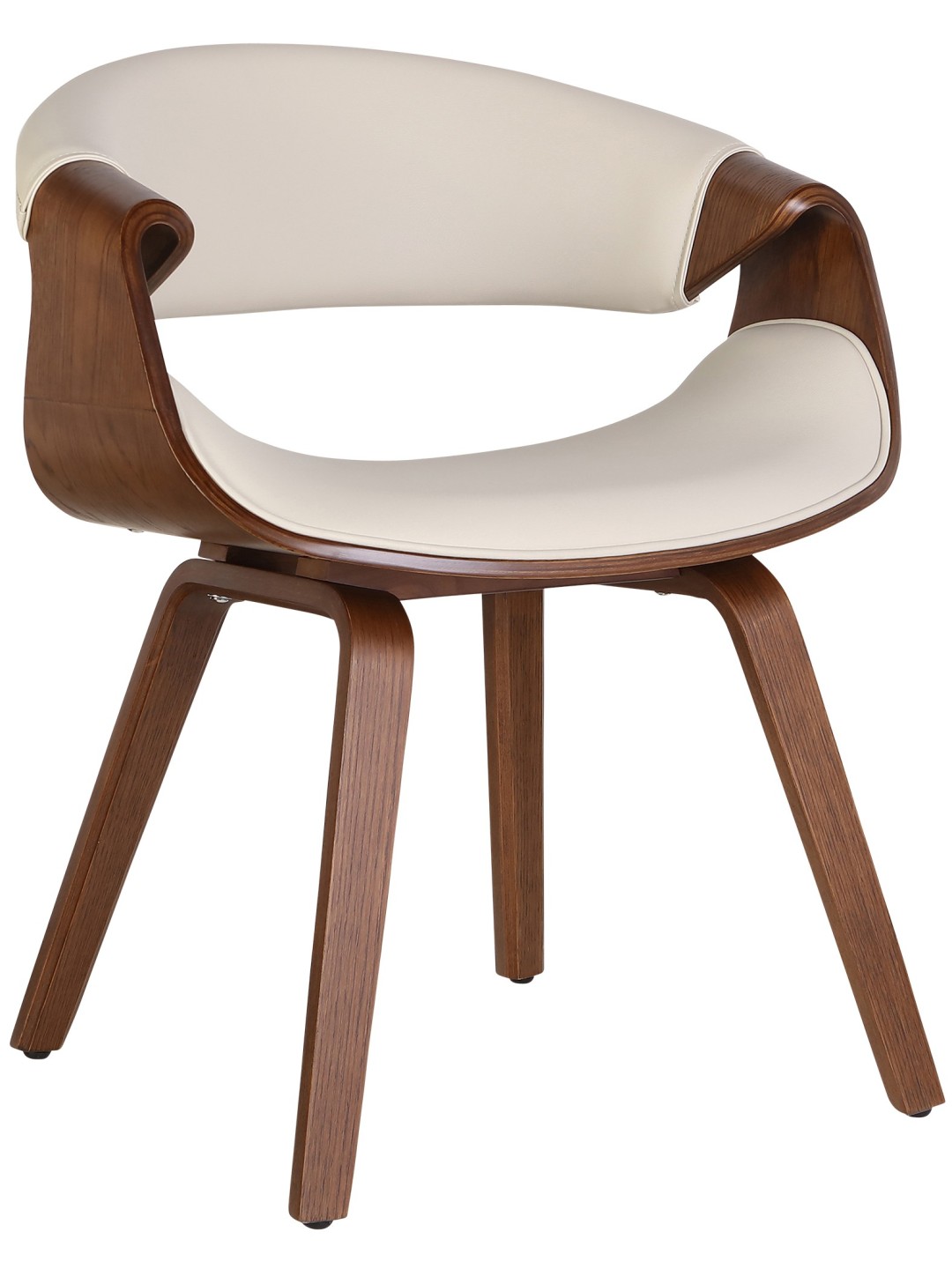 Ruokasalin tuoli Foley keinonahka tammi, kermanvärinen