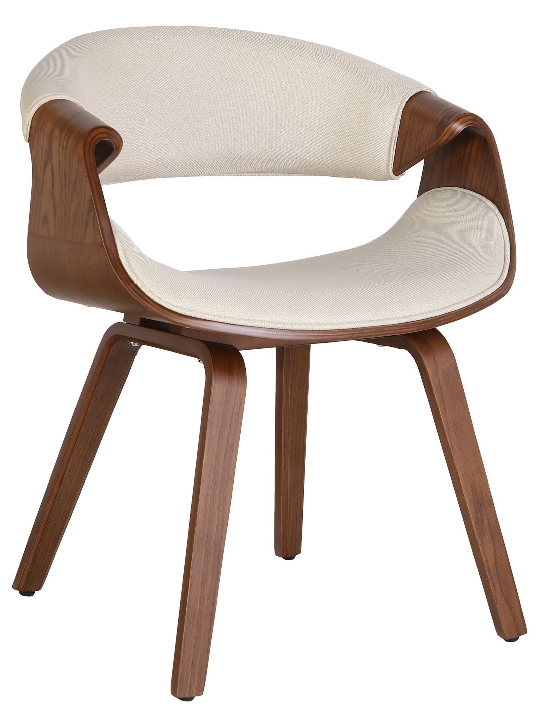 Ruokasalin tuoli Foley kangastammi, kermanvärinen