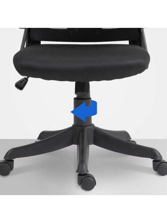 Taos työtuoli, musta