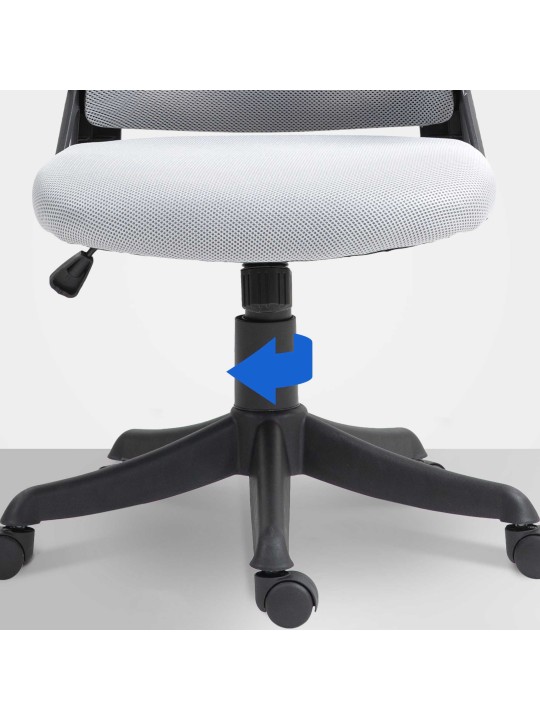 Taos työtuoli, harmaa