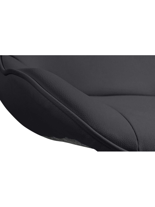 2 baarijakkaran setti Vonore keinonahkaa, musta