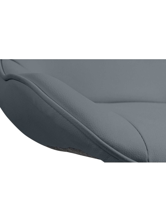 2 baarijakkaran setti Vonore keinonahkaa, harmaa