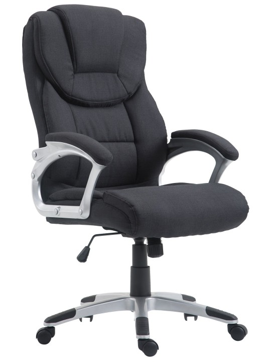 Työtuoli Texas V2 kangasta, musta