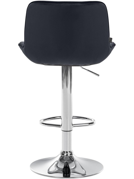 2 baarijakkaran sarja Vonore samettikromi, musta 2 baarijakkaran sarja Vonore samettikromi, musta