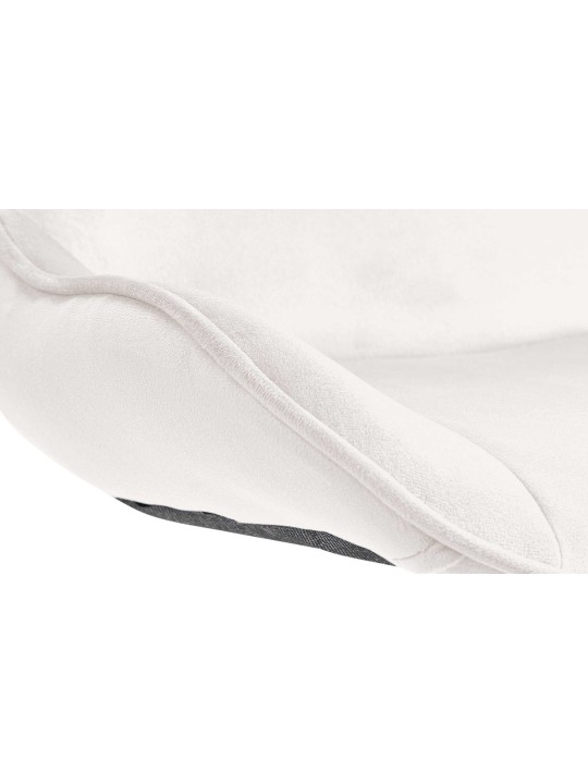 2 baarijakkaran sarja Vonore velvet, kermanvärinen