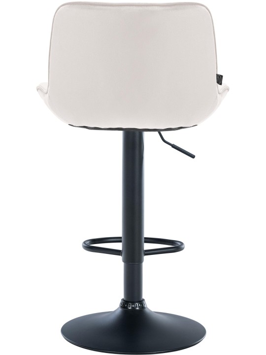 2 baarijakkaran sarja Vonore velvet, kermanvärinen