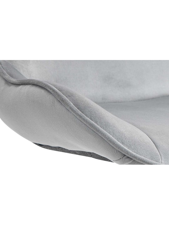 2 baarijakkaran sarja Vonore velvet, harmaa