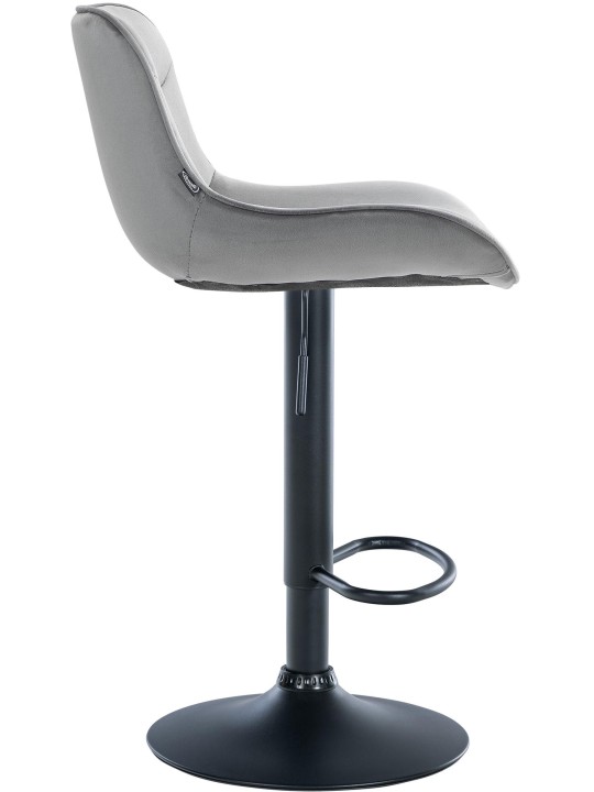 2 baarijakkaran sarja Vonore velvet, harmaa