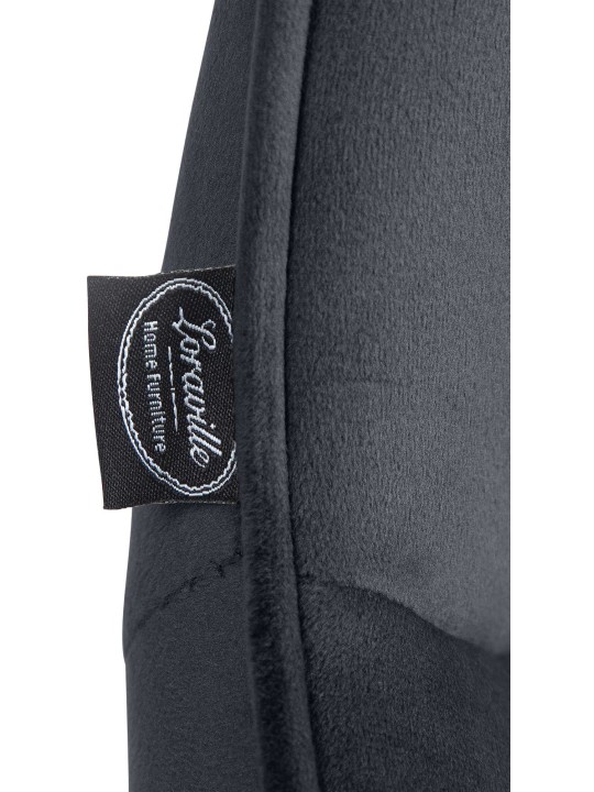 2 baarijakkaran sarja Vonore velvet, musta