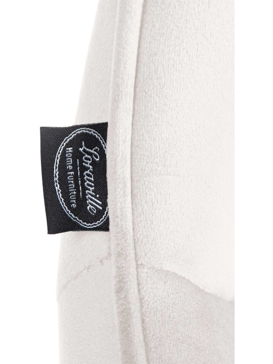 2 baarijakkaran sarja Vonore velvet, kermanvärinen