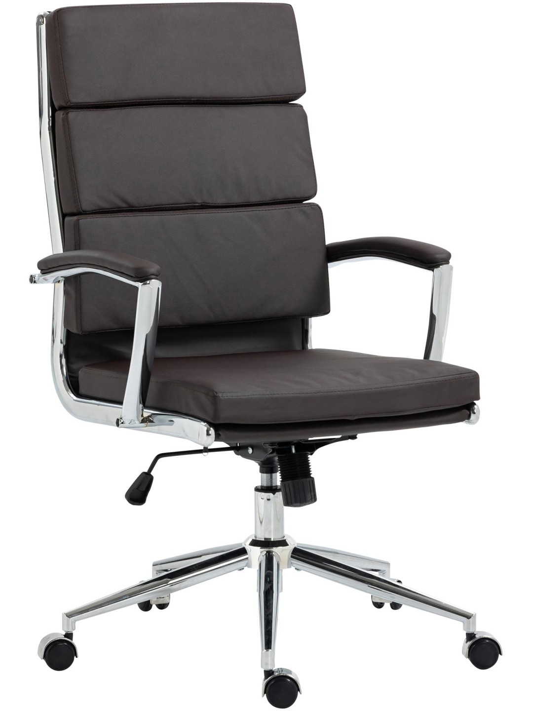 Cleveland keinonahkainen työtuoli, ruskea