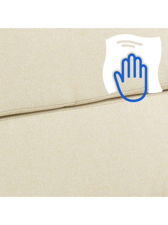 Cleveland-kankainen työtuoli, kermanvärinen