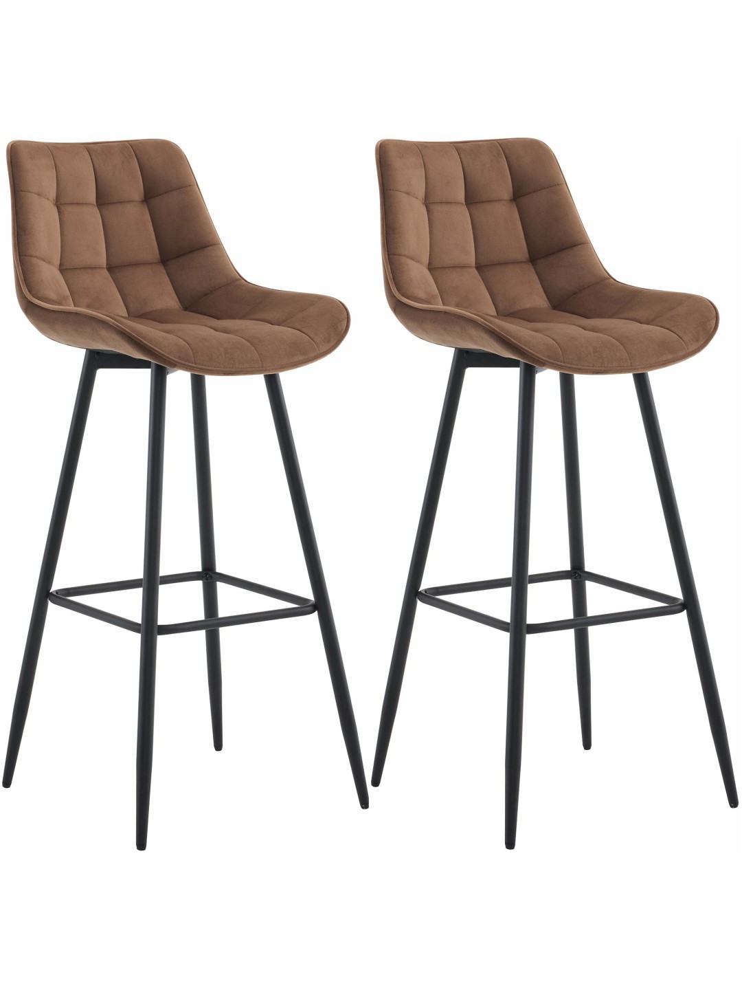 2 baarijakkaran sarja Dartford velvet, ruskea