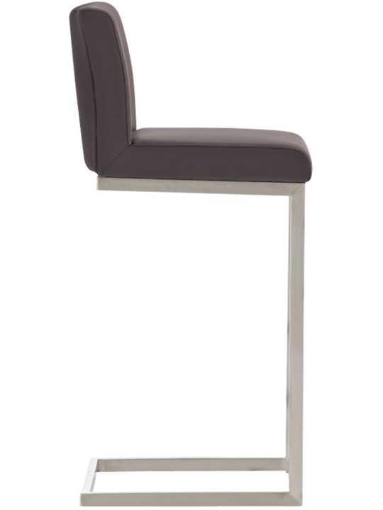 2 baarituolia Paros keinonahkaa, ruskea