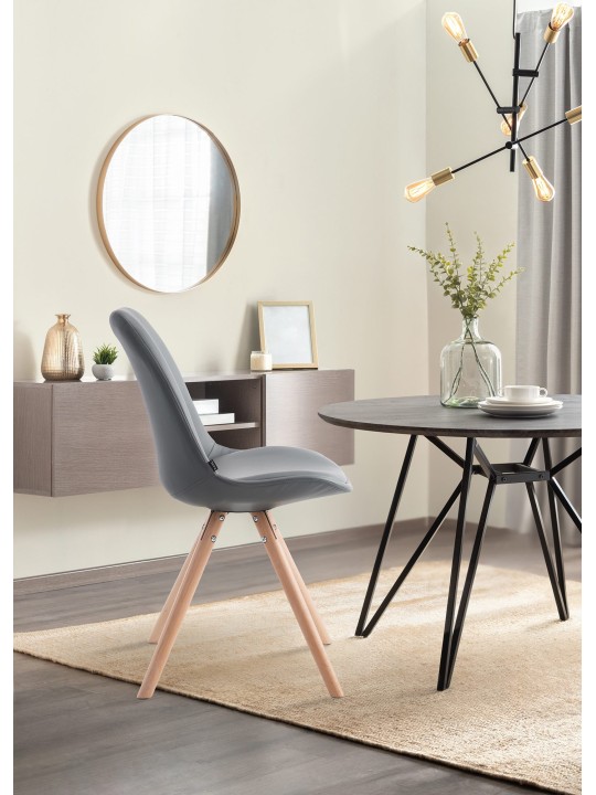 Laval Natura pyöreä vierailijatuoli, harmaa