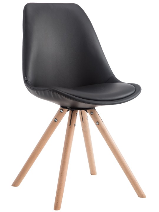 Laval Natura pyöreä vierailijatuoli, musta