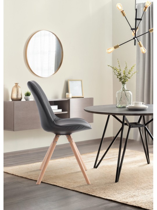 Laval Natura pyöreä vierailijatuoli, musta