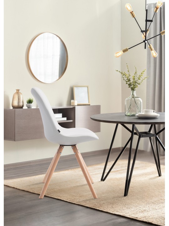 Laval Natura pyöreä vierailijatuoli, valkoinen