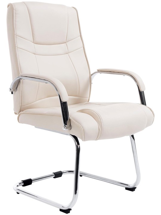 Attila vierailijatuoli, kermanvärinen