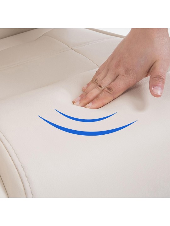 Attila vierailijatuoli, kermanvärinen