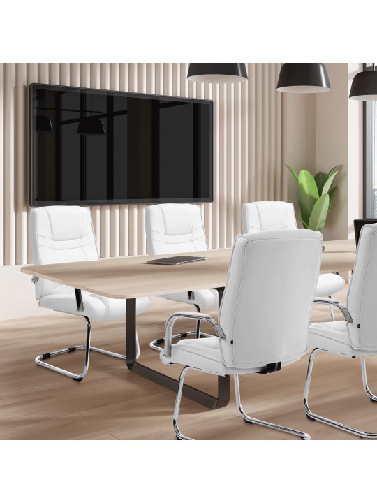 Attila vierailijatuoli, valkoinen