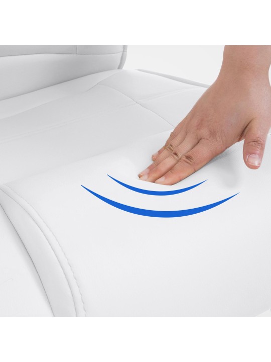 Attila vierailijatuoli, valkoinen