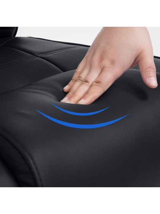 Attila vierailijatuoli, musta/musta