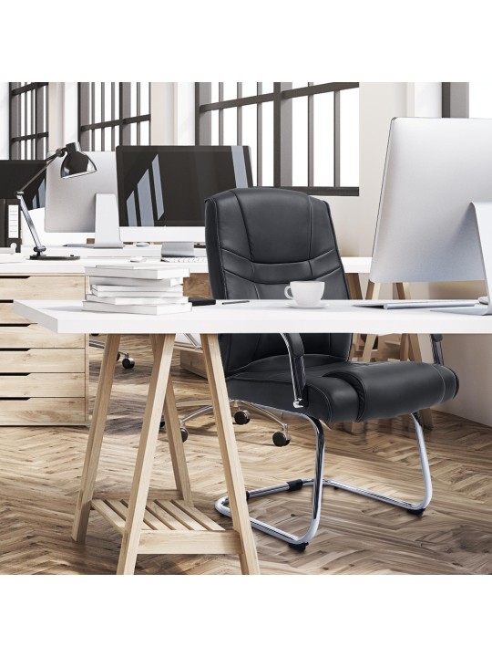 2 tuolin setti Attila, musta