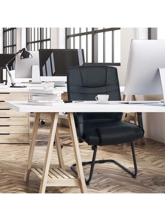 2 tuolin setti Attila, musta/musta