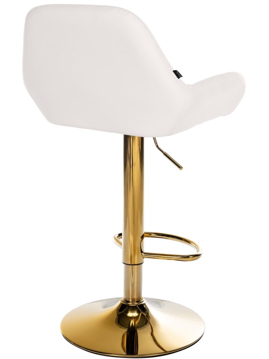 Baarijakkara Braga Gold keinonahkaa, valkoinen