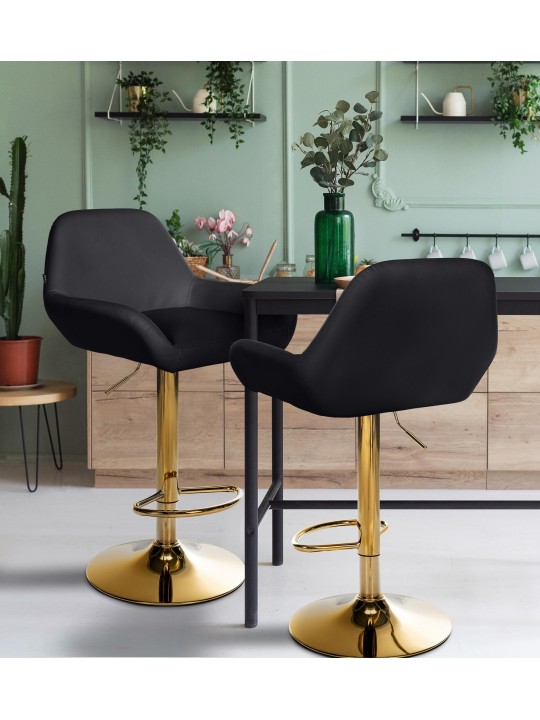 Baarijakkara Braga Gold keinonahkaa, musta Baarijakkara Braga Gold keinonahkaa, musta