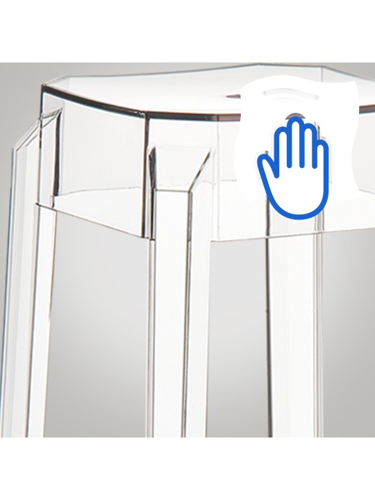 2 baarijakkaran setti Fox, läpinäkyvä