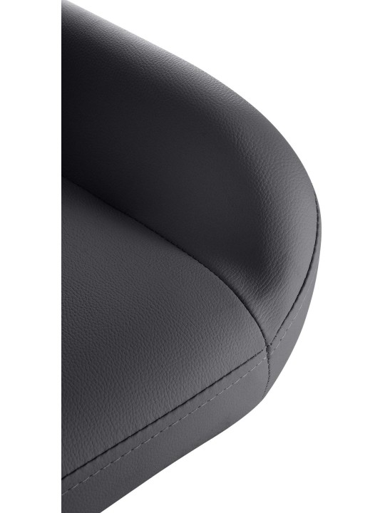 2 baarituolien sarja Braga Gold Faux Leather, musta