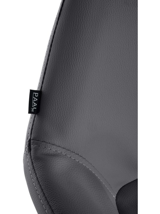 2 baarituolien sarja Braga Gold Faux Leather, musta